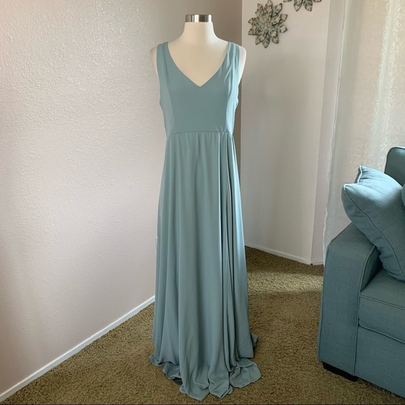 Show Me Your MuMu NWOT Jenn Maxi Dress Color SS46 - Picture 2 of 12